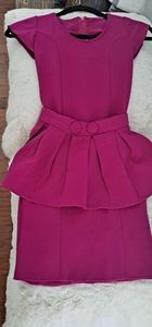 Peplum Pageant Interview Dress